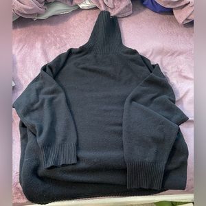 Size 3X J Crew Black wool blend turtleneck
